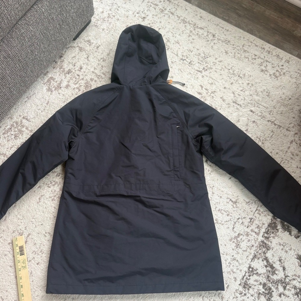 LL Bean Original Baxter State Parka 82 Midnight Black Blue Plaid Lining Sz small - Picture 6 of 6